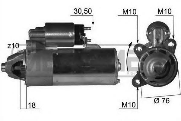 Motor de arranco Cevam 3122
