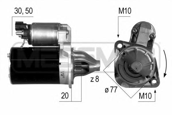 Motor de arranco 13517 Mapco