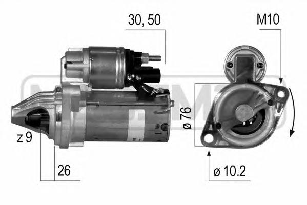Motor de arranco Mapco 13691 preço, a partir de 156,14 USD