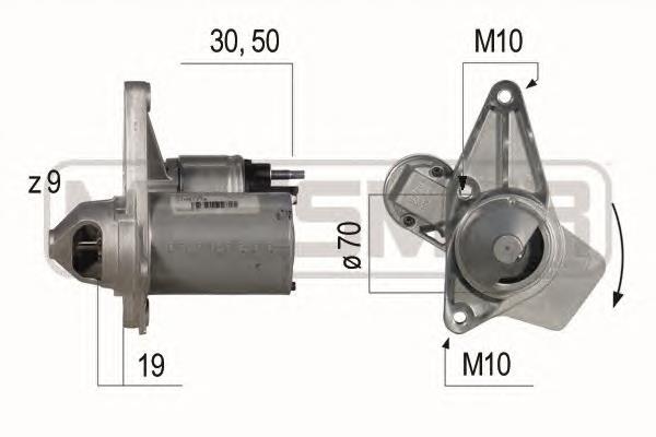 Motor de arranco ERA 220525 preço, a partir de 78,32 USD