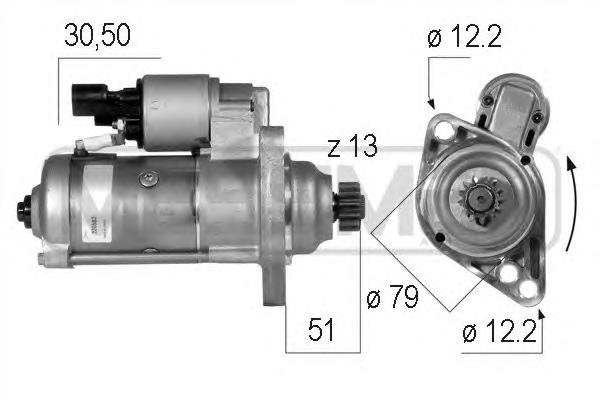 Motor de arranco VAG 0001145001 preço, a partir de 74,75 USD