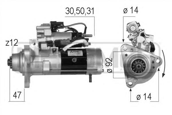 Motor de arranco Diesel Technic 334003 preço, a partir de 352,64 USD