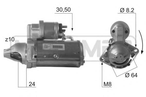 3142 Cevam Motor de arranco