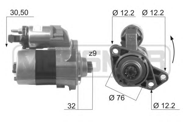 Compre 020911023SV VAG Motor de arranco