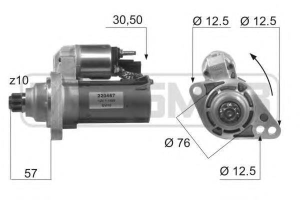 Motor de arranco DSN3026 Denso