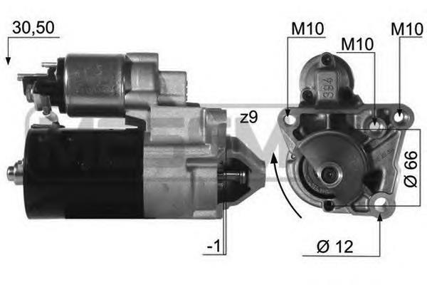 Motor de arranco ERA 220462 preço, a partir de 155,95 USD