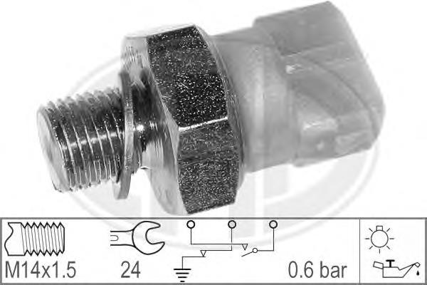 Sensor de pressão de óleo 12500 FAE