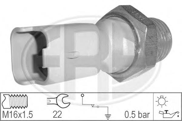Sensor de pressão de óleo Y40118501A Mazda