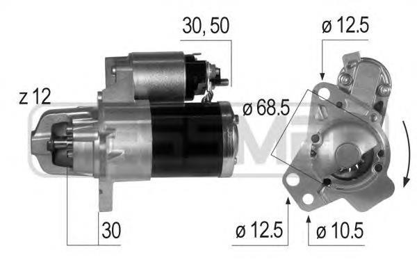 Motor de arranco Cargo 115597