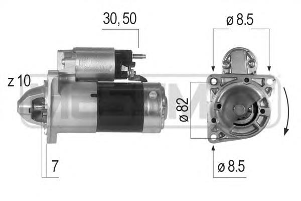 Motor de arranco 1202282 General Motors