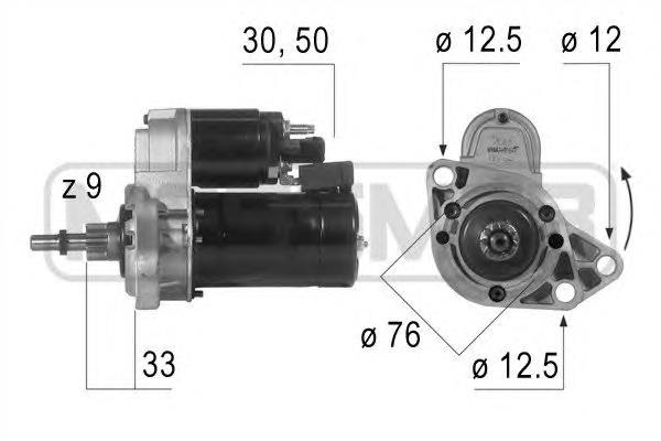 3580 Cevam Motor de arranco