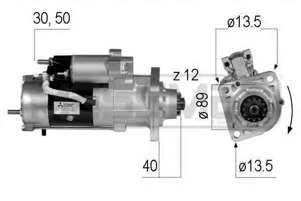 48994 Febi Motor de arranco