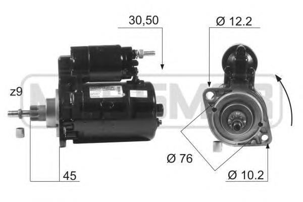 Motor de arranco 300017092010 PSH