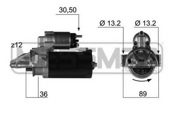 Motor de arranco ERA 220353 preço, a partir de 90,24 USD