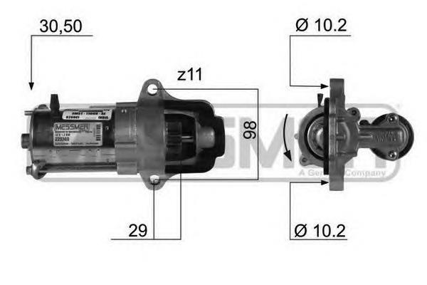 Motor de arranco Ford 11000EE01A