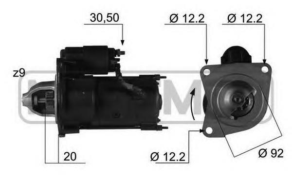 Motor de arranco Recoficial REC60101140 preço, a partir de 166,57 USD