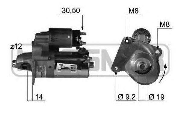 3121 Cevam Motor de arranco