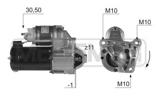 Compre D6RA105 Renault (RVI) Motor de arranco
