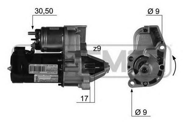 Motor de arranco Lucas LRS02451