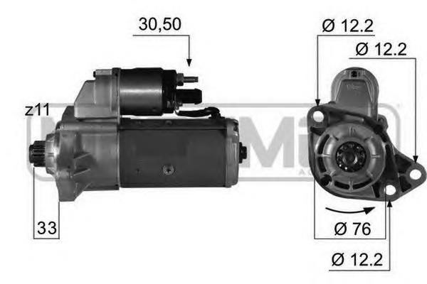 001125005 VAG Motor de arranco