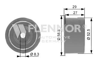 Rolo parasita da correia do mecanismo de distribuição de gás Opel 9128738 preço, a partir de 14,27 USD