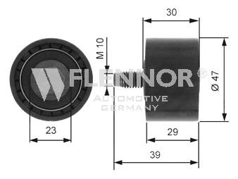 Rolo parasita da correia do mecanismo de distribuição de gás Ford XS4Z6M250BA preço, a partir de 13,64 USD