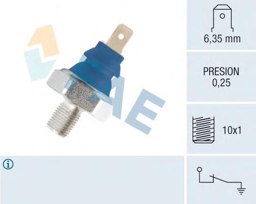 11690 FAE Sensor de pressão de óleo
