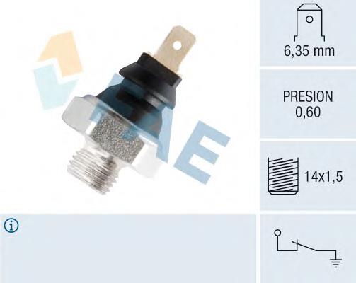 11260 FAE Sensor de pressão de óleo