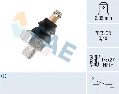 11280 FAE Sensor de pressão de óleo