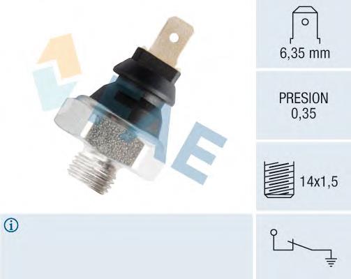 11410 FAE Sensor de pressão de óleo