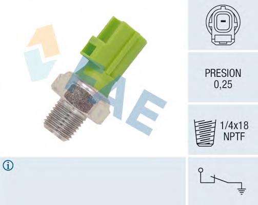 AF04475 Alfa E-Parts Sensor de pressão de óleo