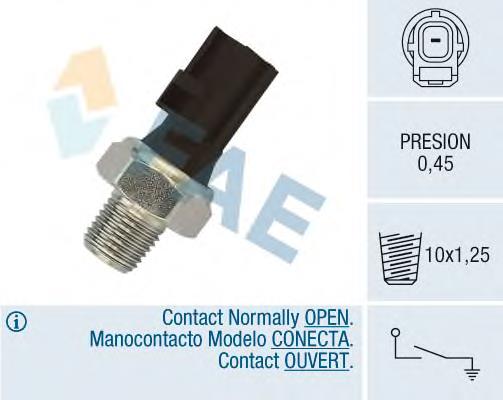 Sensor de pressão de óleo LCA5642AA Jaguar
