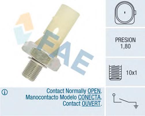 Sensor de pressão de óleo 037919081B VAG