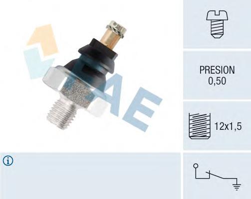 Sensor de pressão de óleo Delphi SW90064