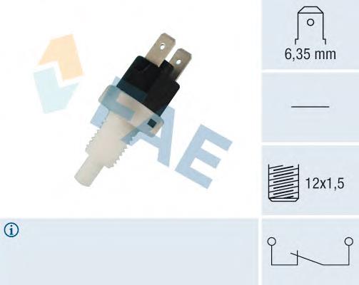 Sensor de ativação do sinal de parada 90059582 General Motors