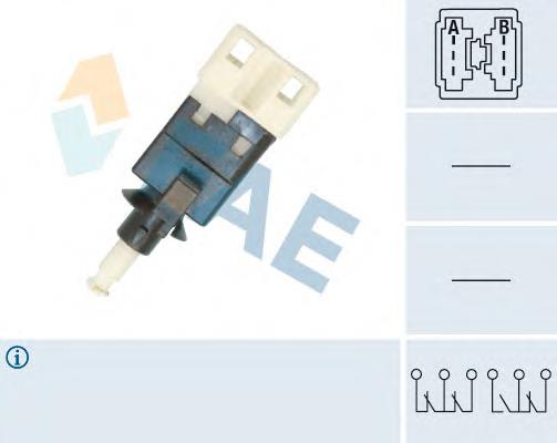 Sensor de ativação do sinal de parada A0015453109 Mercedes