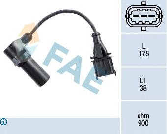79222 FAE Sensor de posição (de revoluções) de cambota