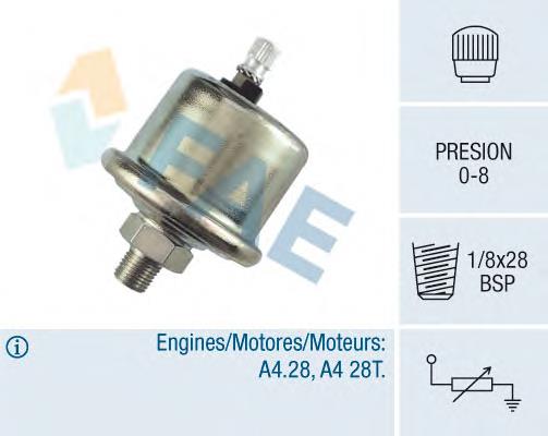 14700 FAE Sensor de pressão de óleo