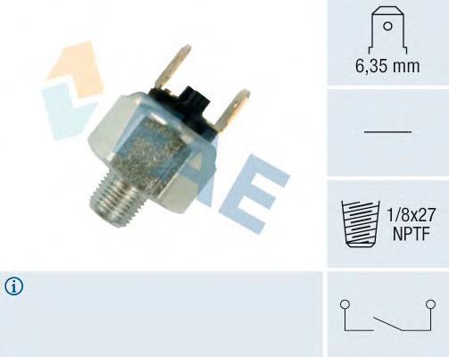 Sensor de ativação do sinal de parada HELLA 6DF007669001