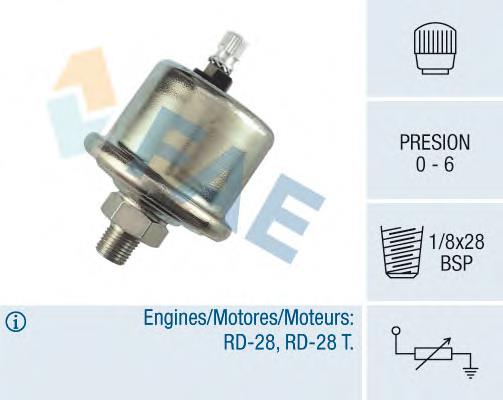 14810 FAE Sensor de pressão de óleo