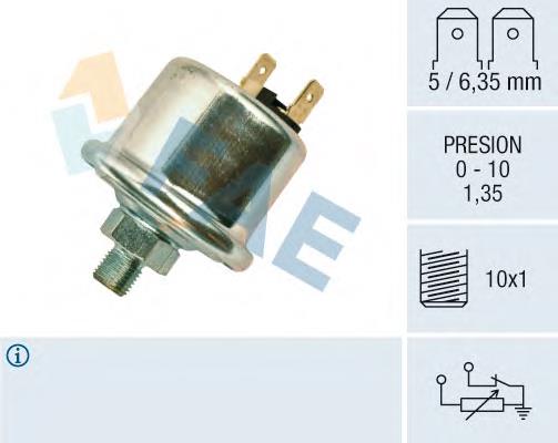 14750 FAE Sensor de pressão de óleo