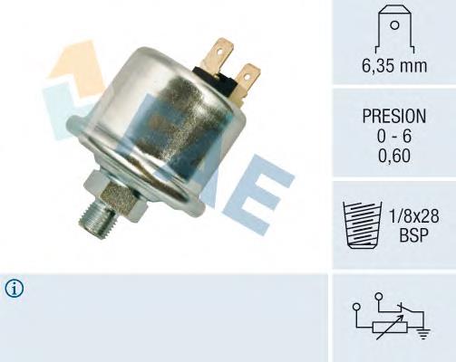 14940 FAE Sensor de pressão de óleo