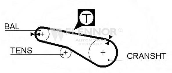 Correia da árvore de equilibração Hyundai/Kia 55ZBS127