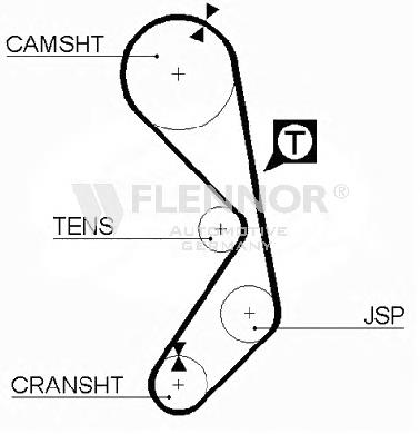 Compre 0071719005 Fiat/Alfa/Lancia Correia do mecanismo de distribuição de gás