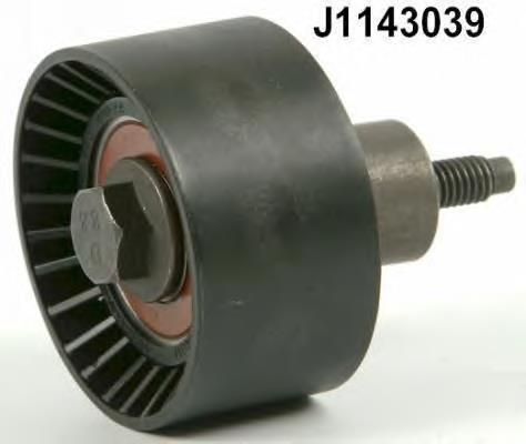 J1143039 Nipparts Rolo parasita da correia do mecanismo de distribuição de gás