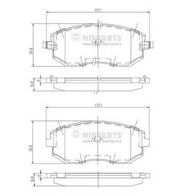 Sapatas do freio dianteiras de disco Subaru 26296FJ030 preço, a partir de 53,78 USD