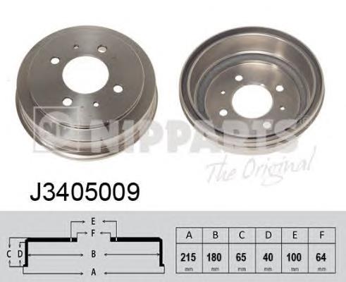 14A68510 Brembo Tambor do freio traseiro