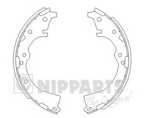 Sapatas do freio traseiras de tambor Toyota 0449535170 preço, a partir de 32,05 USD