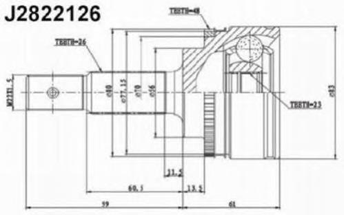 Compre 4347009500 Toyota Junta homocinética externa dianteira