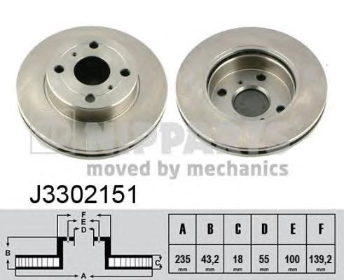 Disco do freio dianteiro Japan Parts DI278C preço, a partir de 52,87 USD